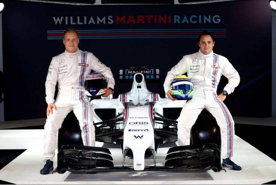 Valtteri Bottas (a sin) e Felipe Massa, i piloti titolari